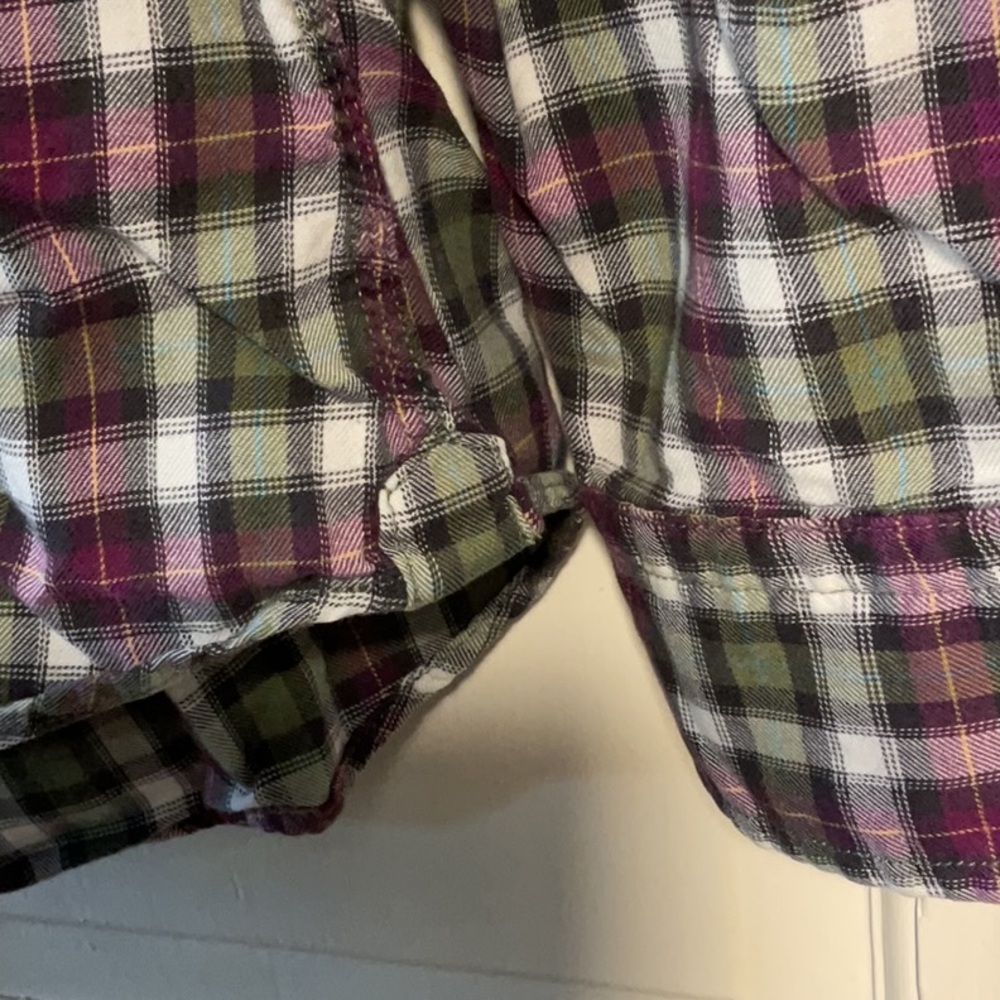 Men's Plaid Gap Shirt - Multicolor XL - Picture 12 of 13
